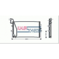 2020021 KUHLER SCHNEIDER Конденсатор, кондиционер