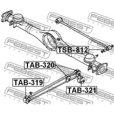 TAB-321 FEBEST Подвеска, рычаг независимой подвески колеса