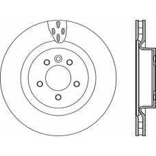 BDR2362.20 OPEN PARTS Тормозной диск