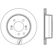 BDA2557.20 OPEN PARTS Тормозной диск