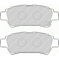 FSL1530 FERODO Комплект тормозных колодок, дисковый тормоз