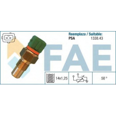 34400 FAE Датчик, температура охлаждающей жидкости