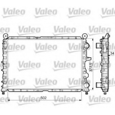 731592 VALEO Радиатор, охлаждение двигателя