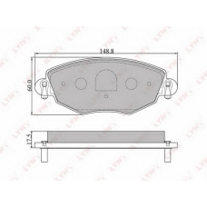 BD-3006 LYNX Bd3006  тормозные колодки дисковые lynx