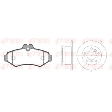 8733.01 REMSA Комплект тормозов, дисковый тормозной механизм