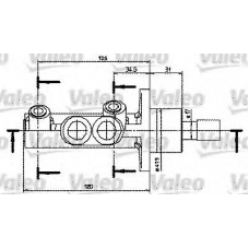 402329 VALEO Главный тормозной цилиндр