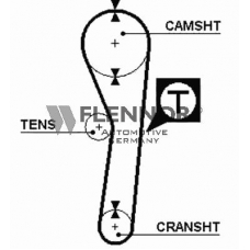 4932 FLENNOR Ремень ГРМ
