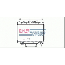 0209801 KUHLER SCHNEIDER Радиатор, охлаждение двигател
