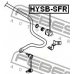 HYSB-SFR FEBEST Опора, стабилизатор