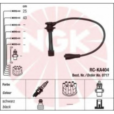 0717 NGK Комплект проводов зажигания