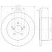 MDC2036 MINTEX Тормозной диск