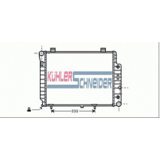 0311601 KUHLER SCHNEIDER Радиатор, охлаждение двигател