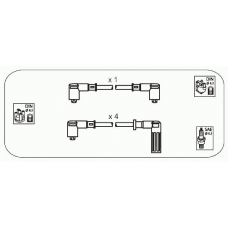 RVS18 JANMOR Комплект проводов зажигания