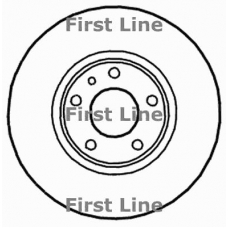 FBD359 FIRST LINE Тормозной диск