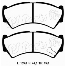 IBD-1815 IPS Parts Комплект тормозных колодок, дисковый тормоз