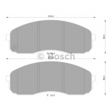 0 986 AB3 059 BOSCH Комплект тормозных колодок, дисковый тормоз