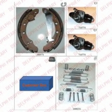 849 DELPHI Комплект тормозных колодок