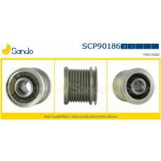 SCP90186.0 SANDO Ременный шкив, генератор