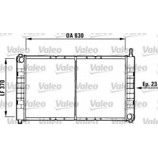 730888 VALEO Радиатор, охлаждение двигателя