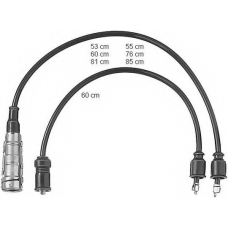 ZEF364 BERU Комплект проводов зажигания
