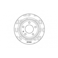 DF2552 TRW Тормозной диск