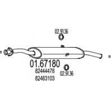 01.67180 MTS Глушитель выхлопных газов конечный