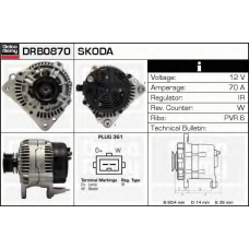 DRB0870 DELCO REMY Генератор