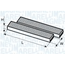 350203062610 MAGNETI MARELLI Фильтр, воздух во внутренном пространстве