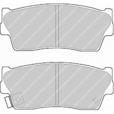 FSL712 FERODO Комплект тормозных колодок, дисковый тормоз