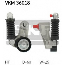 VKM 36018 SKF Натяжной ролик, поликлиновой  ремень