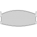 FD844A NECTO Комплект тормозных колодок, дисковый тормоз