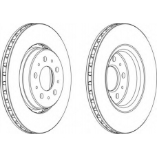 DDF1031-1 FERODO Тормозной диск