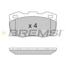 BP2717 BREMSI Комплект тормозных колодок, дисковый тормоз