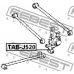 TAB-J520 FEBEST Втулка, рычаг колесной подвески