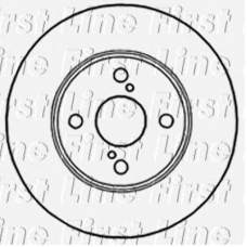 FBD1876 FIRST LINE Тормозной диск