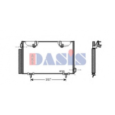 212036N AKS DASIS Конденсатор, кондиционер