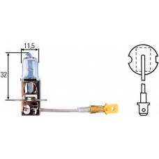 8GH 002 090-153 HELLA Лампа накаливания, основная фара; лампа накаливани