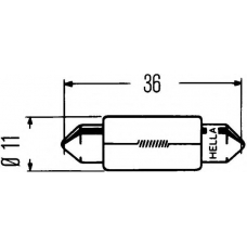 8GM 002 092-137 HELLA Лампа накаливания