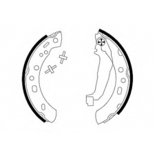 MSP189 MINTEX Комплект тормозных колодок