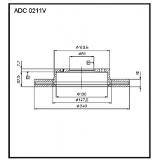 ADC 0211V Allied Nippon Гидравлические цилиндры