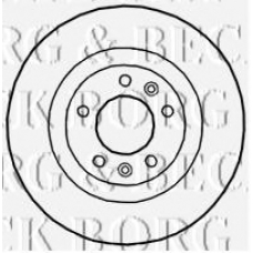BBD4669 BORG & BECK Тормозной диск