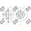 BD2052 DJ PARTS Тормозной диск
