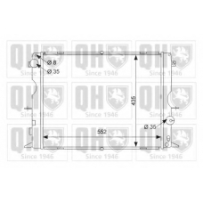 QER2423 QUINTON HAZELL Радиатор, охлаждение двигателя