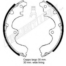 115.295 TRUSTING Комплект тормозных колодок