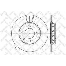 6020-4756V-SX STELLOX Тормозной диск