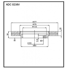 ADC 0238V Allied Nippon Гидравлические цилиндры