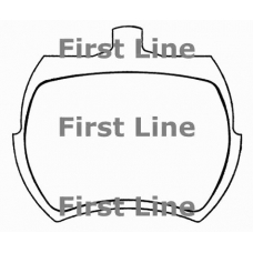 FBP3024 FIRST LINE Комплект тормозных колодок, дисковый тормоз