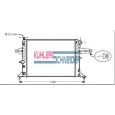 0619801 KUHLER SCHNEIDER Радиатор, охлаждение двигател