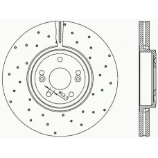 BDRS1961.25 OPEN PARTS Тормозной диск