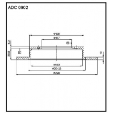 ADC 0902 Allied Nippon Гидравлические цилиндры